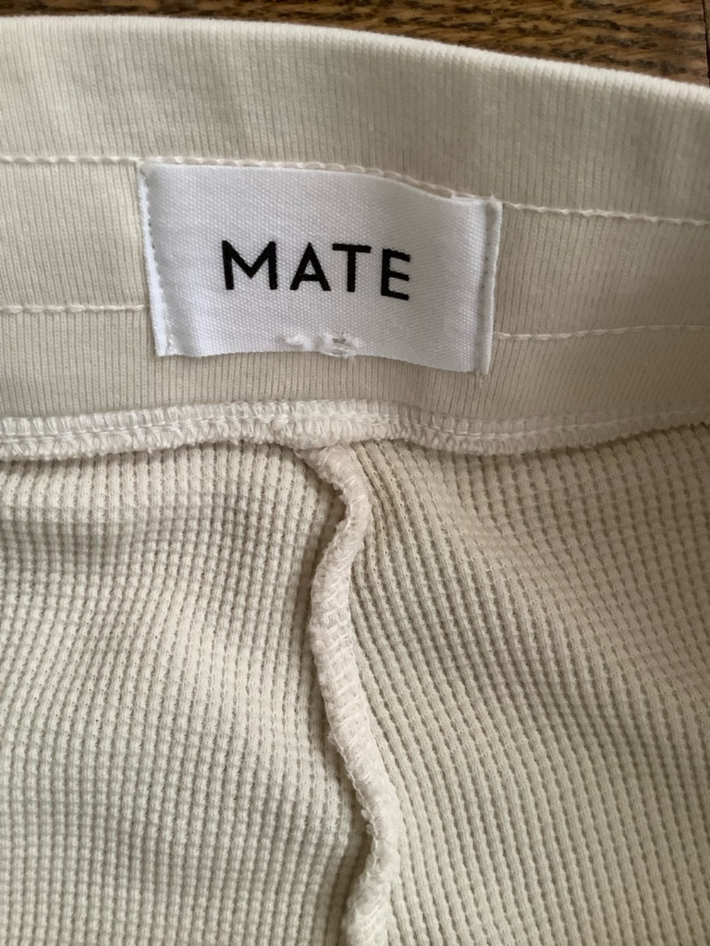 MATE Organic Cotton Waffle Drawstring Pants - Picture 2 of 14